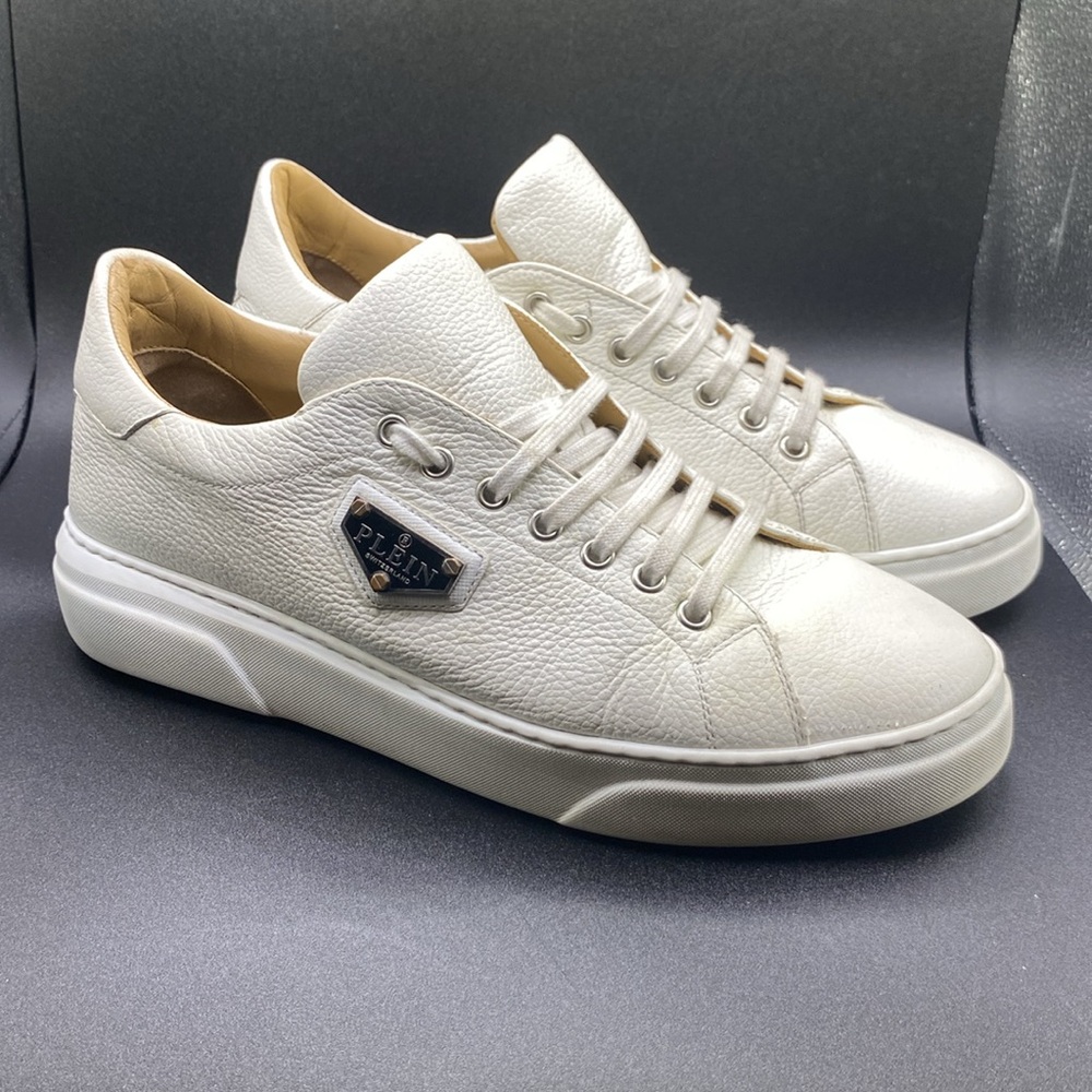 Phillip Plein Sneakers. White. Euro Size 42. US 9. - Picture 3 of 11